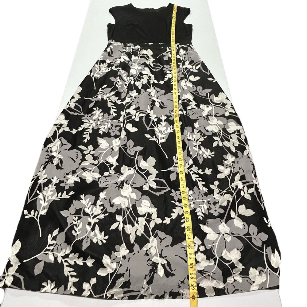 Alex Evenings Floral Cocktail Dress Size 14 Sleeveless Formal Party Event Gala - Picture 13 of 14